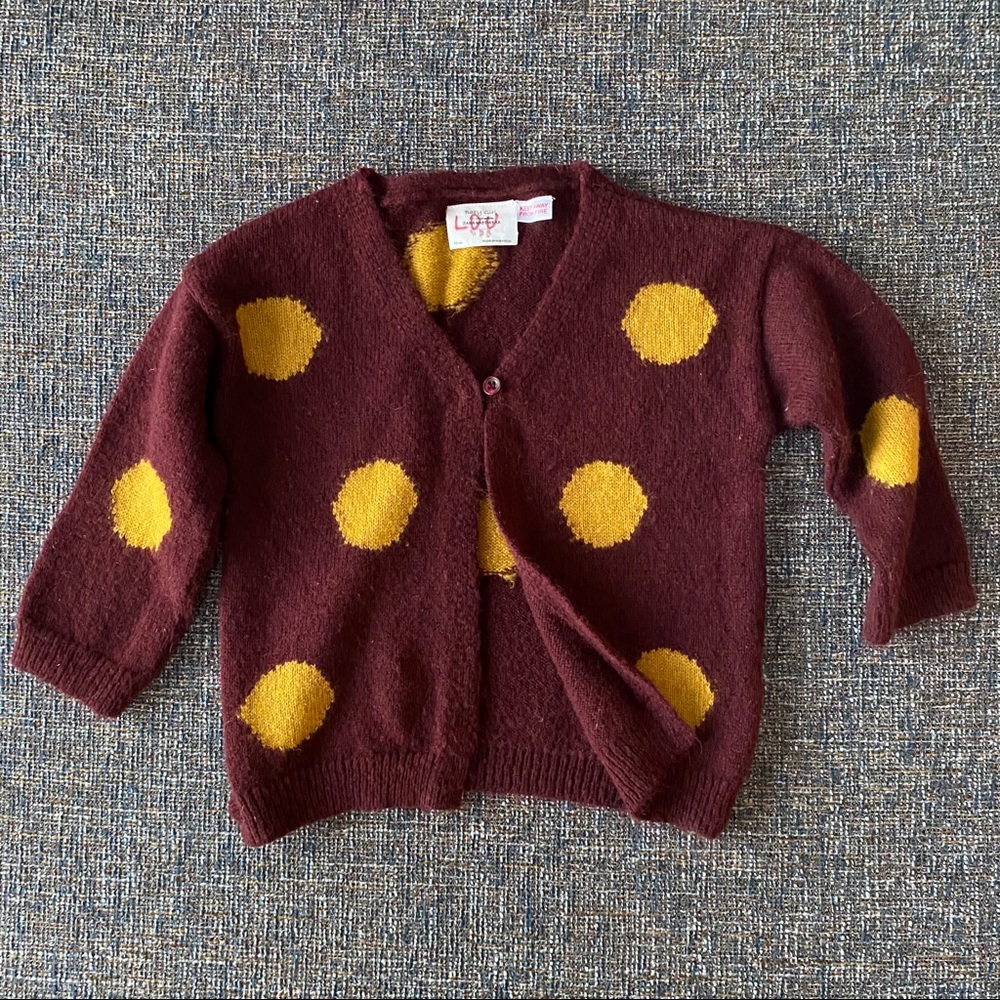 Baby Zara polka dot cardigan